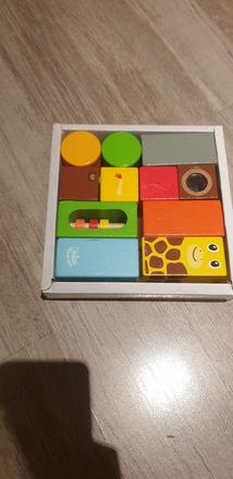 Drevené zvukové kocky vilac,