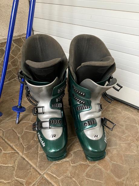 Lyže, palice, lyžiarky, 170-180 cm