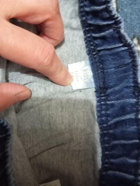 3x teplé nohavice, 128