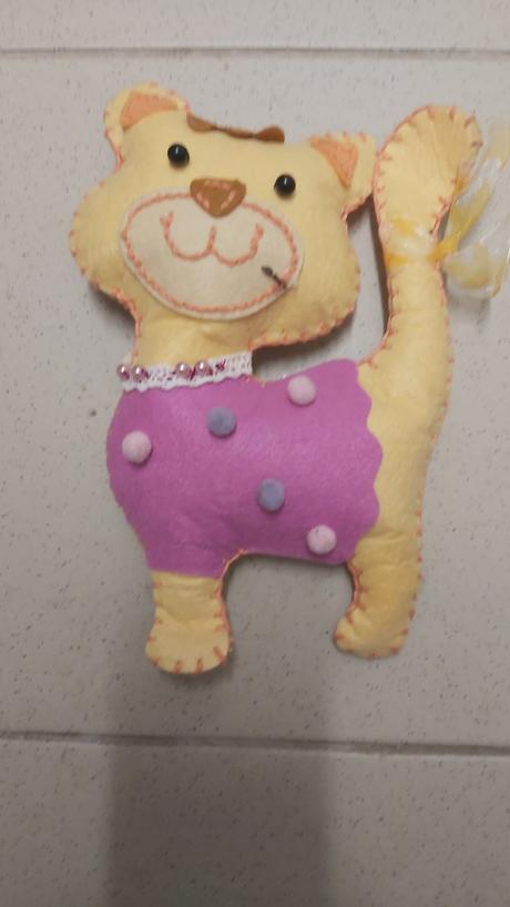 Hračka mačička látková ručná práca,