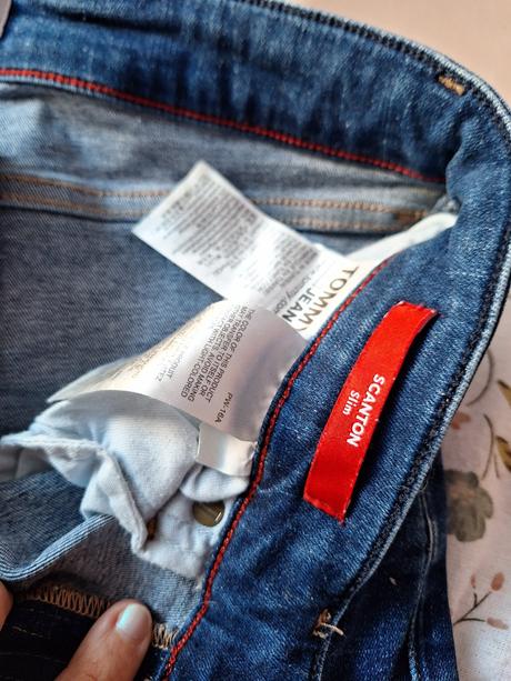 Elastické rifle, tommy hilfiger,170