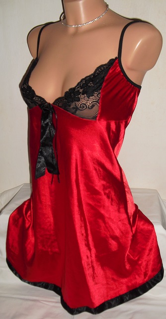 Satenova karen sexy kosielka, s