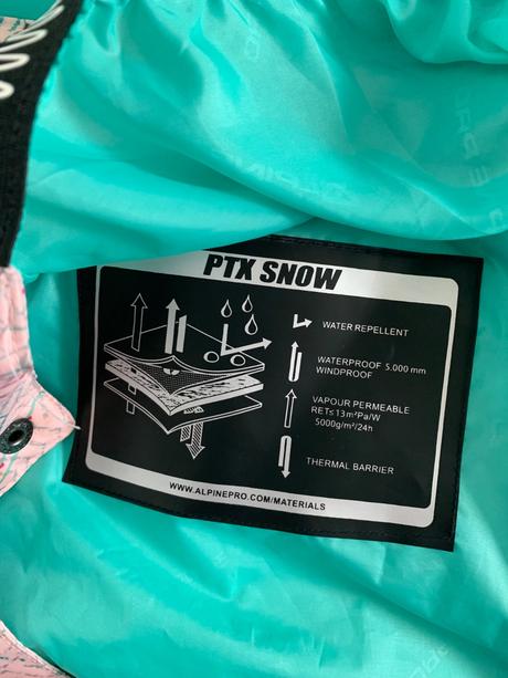 Lyžiarska bunda dievčenská, alpine pro,152