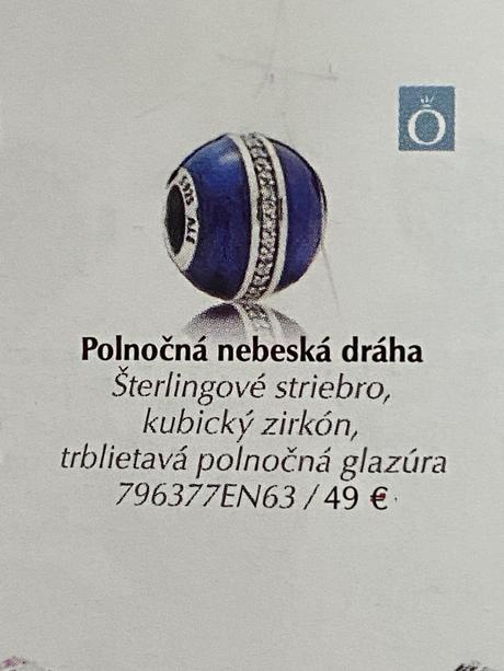 Pandora modra koralka, pandora