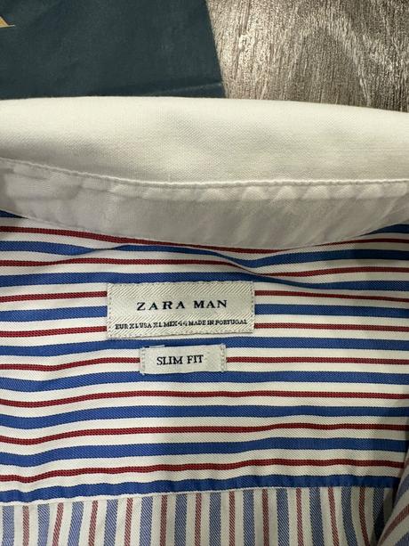 Zara slim fit panska kosela xl, zara,xl