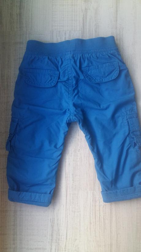 Tyrkisove zateplene nohavice s kapsami, marks & spencer,68