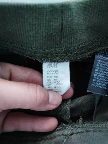Nohavice, h&m,110