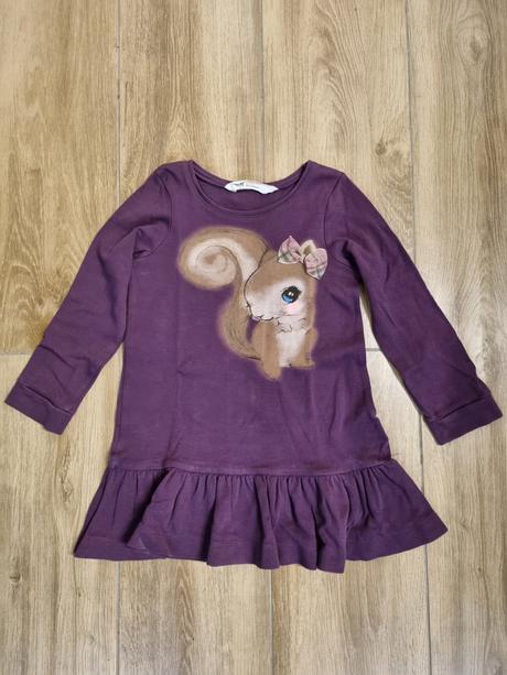 Tričko s volánikom, h&m,110