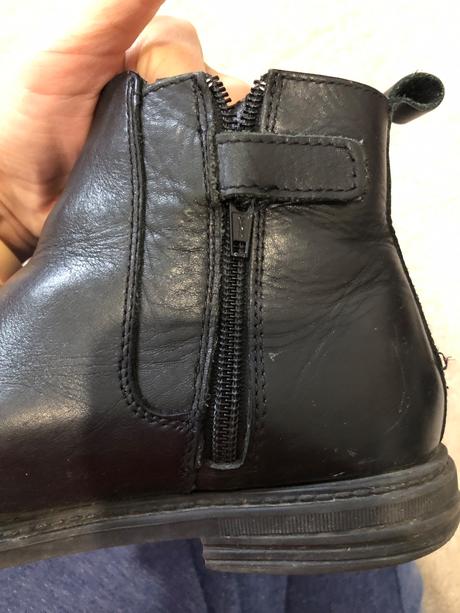 Kožene kotnikove čižmy, baťa,36