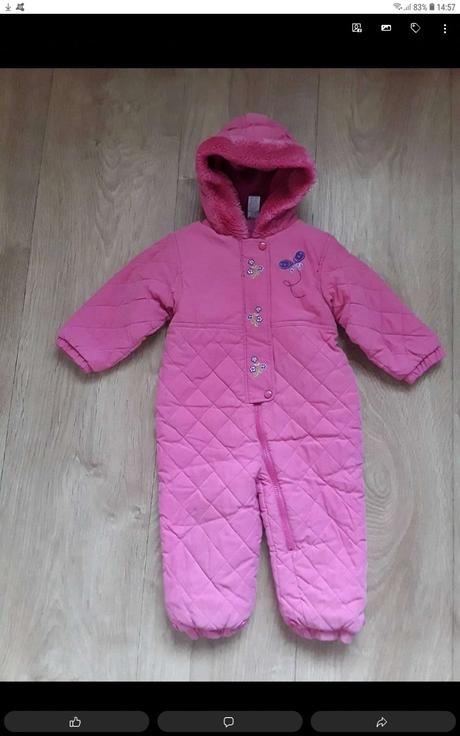 Zimna dievcenska kombineza na 12/18mes., 86