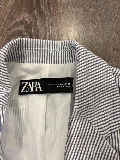Zara damske pasikave sako m, zara,m