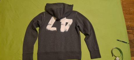 Mikina šedá s hviezdami, 158