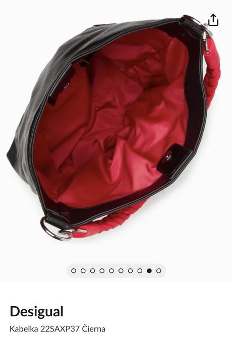 Kabelka desigual bols half logo 2v1 s visačkou, desigual