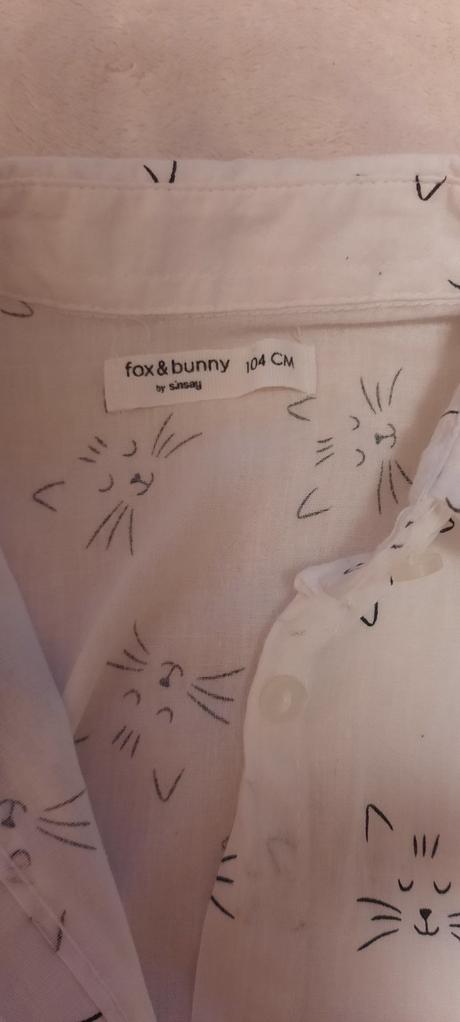 Blúzka pre male slecny, fox & bunny,104