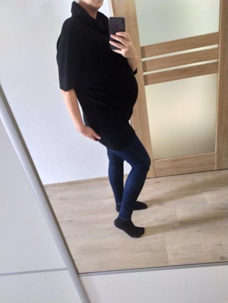 Predĺžený teply svetrík pre tehulku, m