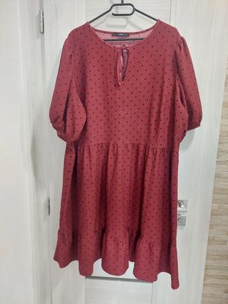 Vzdušné šaty s bodkami george veľ. 24, george,5xl