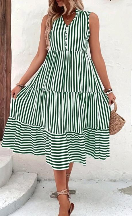 Šaty pásik poštovné zdarma, l / m / s / xl