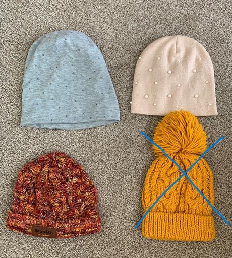 Zimná dámska, dievčenská čiapka, prechodná čiapka, s