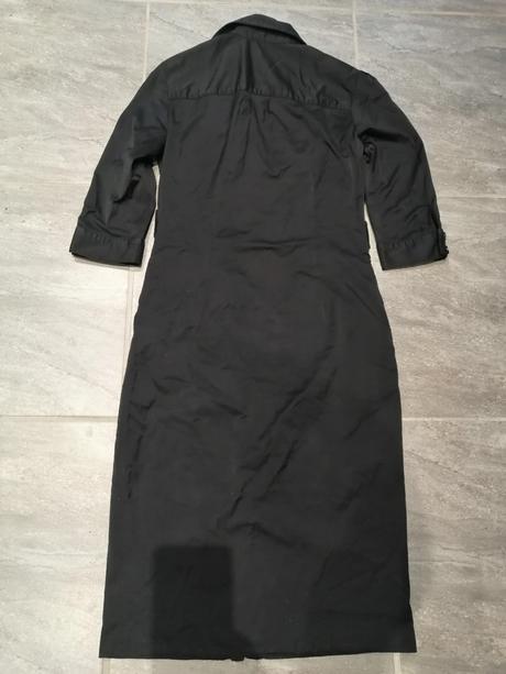 Čierne šaty zara s volánom vs, bavlna s elastanom, zara,s