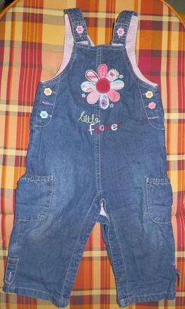 Rifle na traky pre dievča s kvetinkou6-9mesiacov, 74