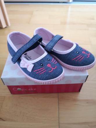 Modro-ružové prezúvky veľ. 24, deichmann,24