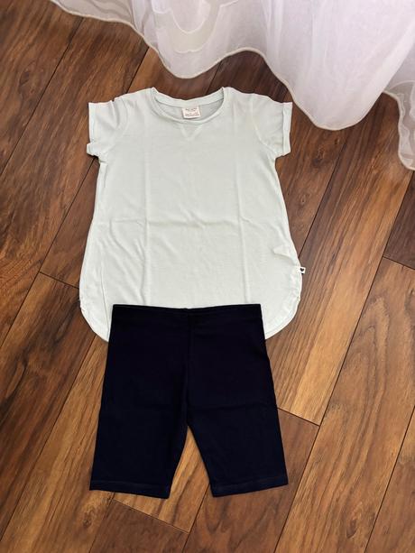 Cyklokraťasky + tričko, zara,110