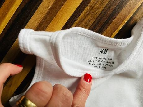 68 zn.h&m nové 2 kusy biele bavlnené bodytielka, h&m,68