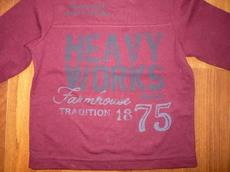 Bordové tričko, benetton,74