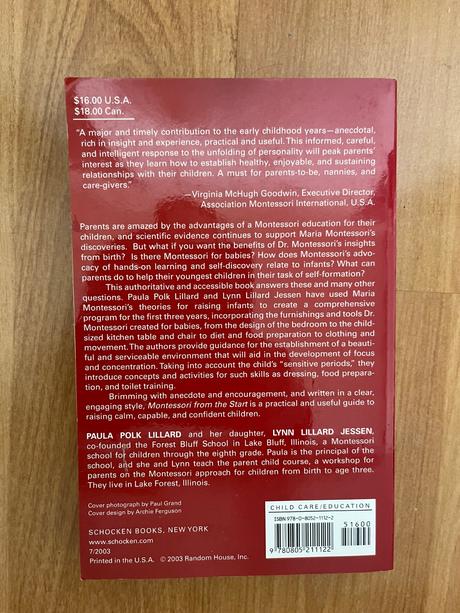 Montessori from the start, 