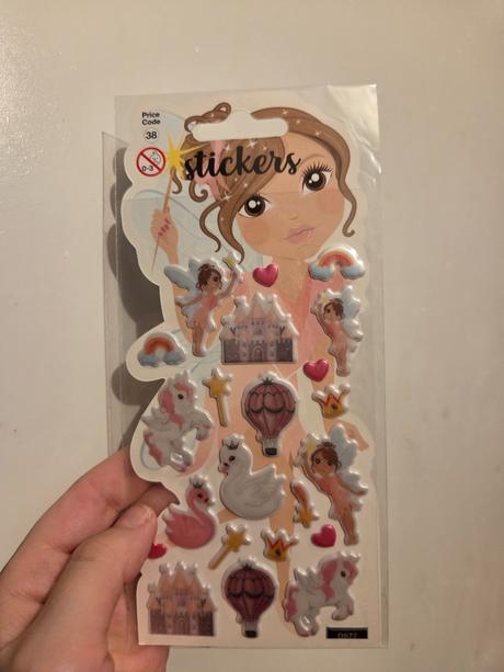 Nálepky víla jednorožec, 