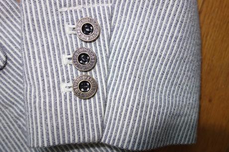 Prúžkované sako, h&m,40