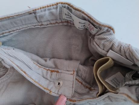 Zara menčestrové nohavice, zara,98