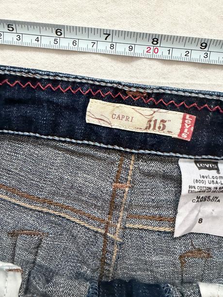 Levis 515 capri  klasické džínsy v letnej edícii, l