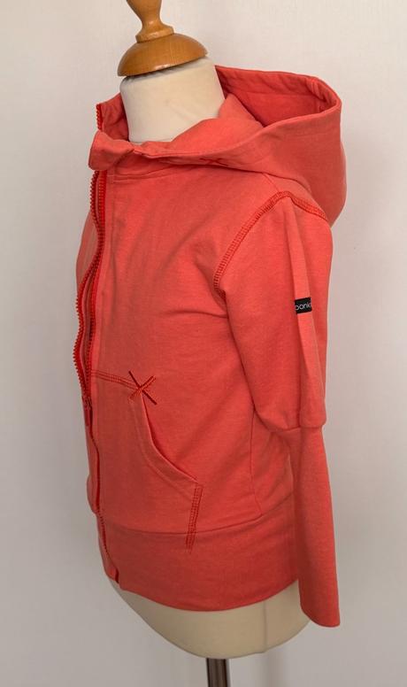 Moonkids detská mikina na zips s kapucňou, 98