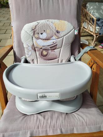 Detská jedálenská stolička, cam