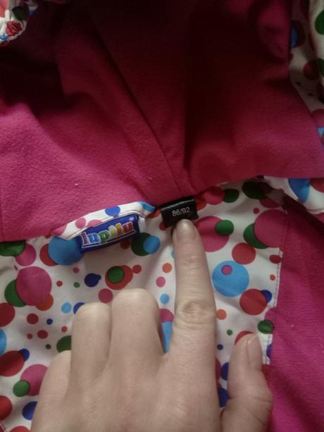 Zimna bunda pre dievcatka, lupilu,92