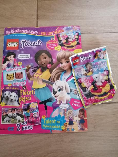 Lego friends časopis s polybag 3 rôzne,