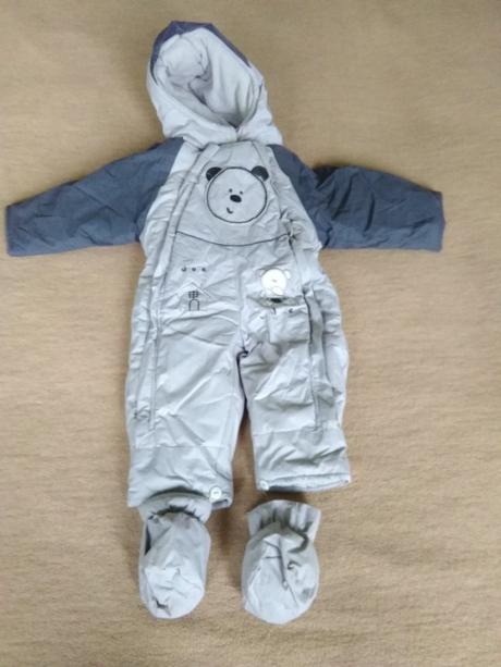 Zimná kombinéza s capačkami, 80