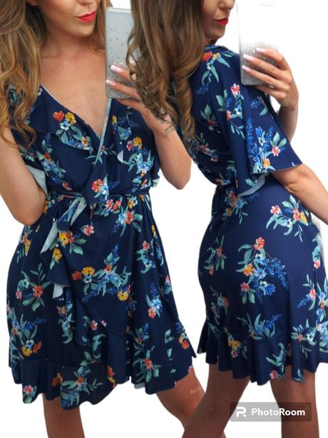 Kvetované šaty, xl