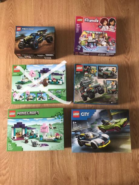 Lego mix minecraft, technic, friends, city,