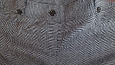 Elegantné akoby vlnené nohavice k saku v.36/38, f&f,36