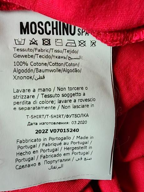 Moschino bear originál dlhs už e dámske tričko, moschino,l