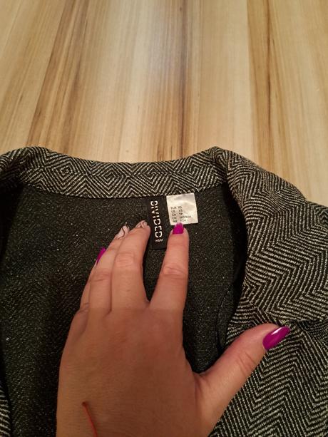 Vlnené sako, h&m,xs
