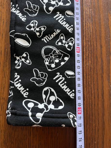 Zateplené hrubé legínky minnie mouse, disney,128