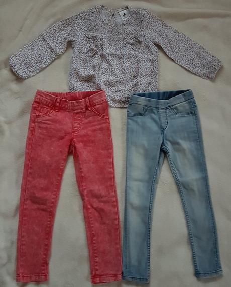 Riflové legíny a blúzka, 104–116