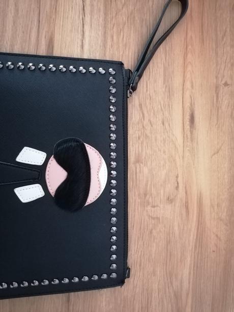 Karl lagerfeld clutch bag, karl lagerfeld