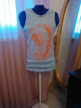 Top potlač indián, h&m,s