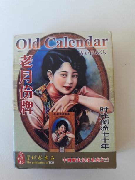 Karty čínsky old calendar, grécko, cyprus, 