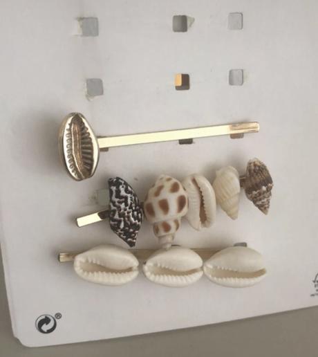 Zara sponky mušle 3 ks, zara