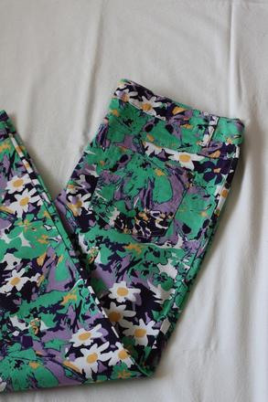 Letné vzorované nohavice, bonprix,42